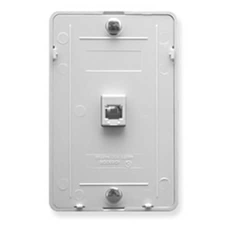Maxpower Wall Plate Idc 6P6C - White MA571208