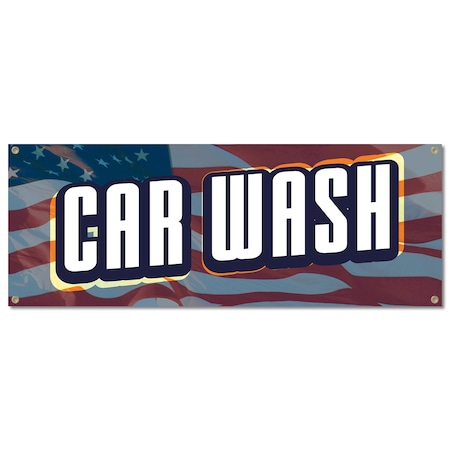 Signmission Car Wash, 18 Inch, Banner B-30354
