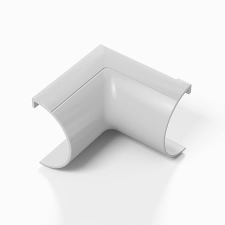 D-Line 1.18 x 0.59in White Internal Bend, 2PK US/FLIB3015W-2PK