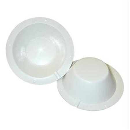 Cb Distributing 8-1/2 Speaker Back Cover - White ST634035