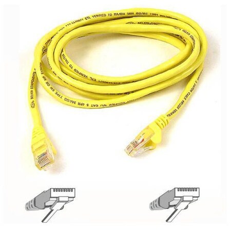 Belkin Patch Cable - Rj-45 (M) - Rj-45 (M) - 25 Ft - Utp - ( Cat 6 ) - Yellow A3L980-25-YLW-S