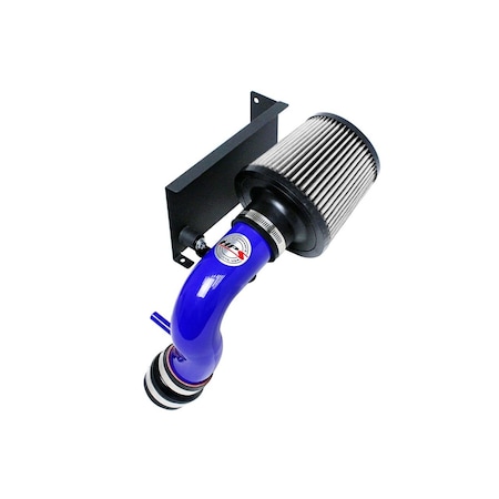 Hps Performance Air Intake Kit with Heat Shield, Blue, 827-544BL
