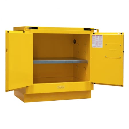 Durham Mfg Flammable Storage, 22 Gallon, Self Close 1022UCS-50