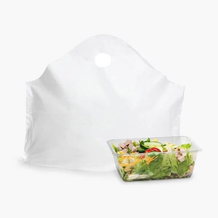 Nashville Wraps White Wave Top Plastic Bags, 24x20x11, 1.5 mil, 250PK S424WH