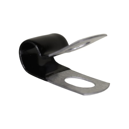 Auveco Closed Clamp 5/16in- Galvanized Vinyl Coated, 25PK 10599