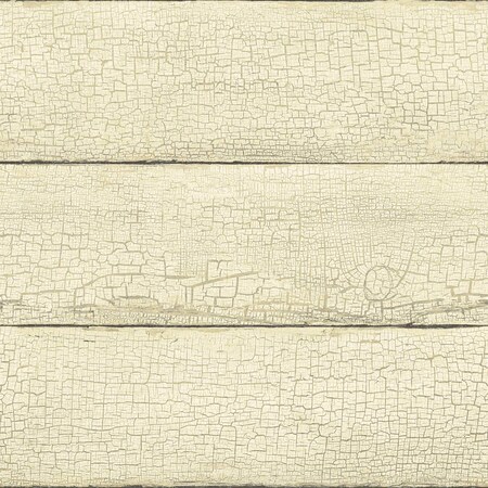 Chesapeake Morgan Wheat Distressed Wood Wallpaper 4072-70011