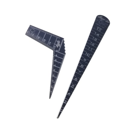 Bojo Tools GT-K-M-PMMA-BK: 2-Piece Gap Gauge Kit (Black) GT-K-M-PMMA-BK