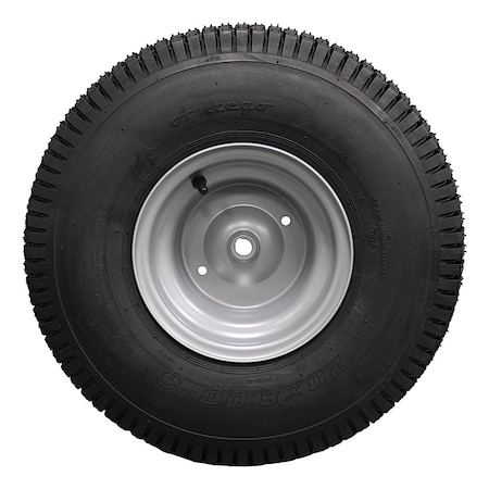 Antego 20 x 8-8 in Lawn Mower Tire, Husqvarna Silver, 2 PK A870500104208008