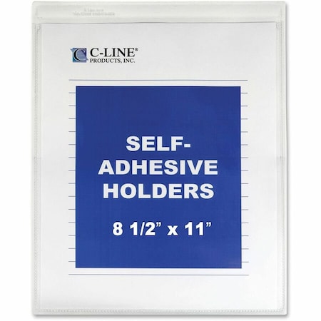 C-Line Products Self Adhesive Holder, 9x12, PK50 70912