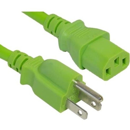 Enet 5-15P To C13 10Ft Green Power Cord N515-C13-GN-10F-ENC