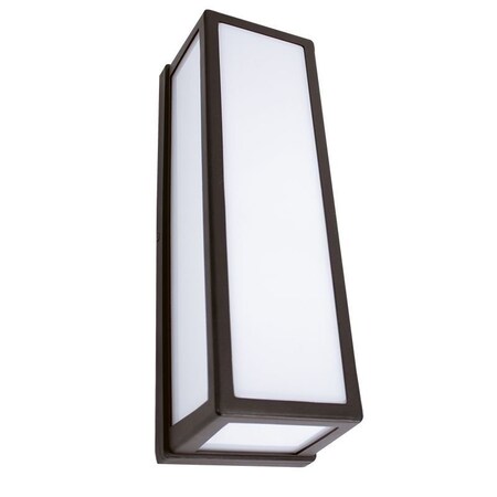 Westgate 15in SELECT 30/25/20W IP65 WALL SCONCE DIE-CAST, PC LENS, 30/40/50K TRIAC DIM, 20W/25W/30W LRS-P2-MCTP-BR