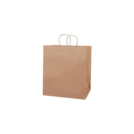 Bubblefast 200-14 1/2 x 9 x 16 1/4'' Kraft Paper Shopping Bags, 200PK BFBGS107K