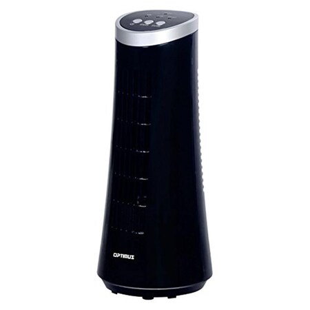 Swivel 12 in. Slim Tower Fan, Black SW928729