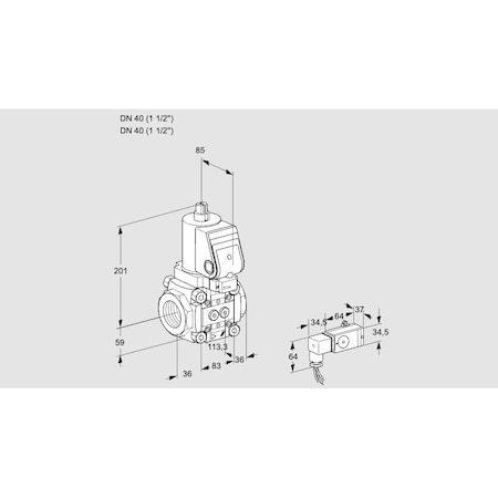 Honeywell Kromschroder VAS3T40N/NQGR KS88030941