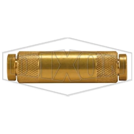Dixon Push-In Union, 5/32 in Nominal, Tube, Brass, Domestic 625