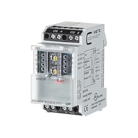 Metz Connect Modbus Module, 24V AC/DC, 4 Outputs 1108351302