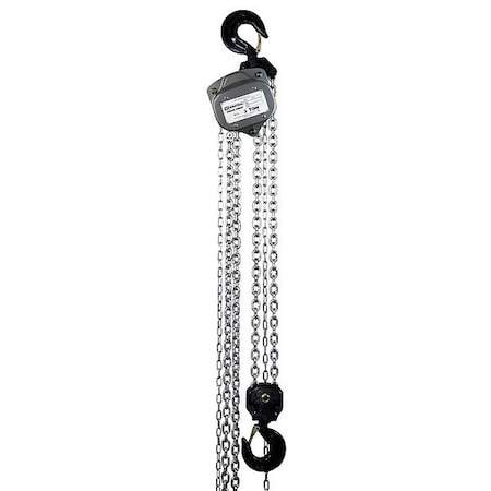 Oz Lifting Products Manual Chain Hoist, 30 ft Chain L, Gray OZIND030-30CH
