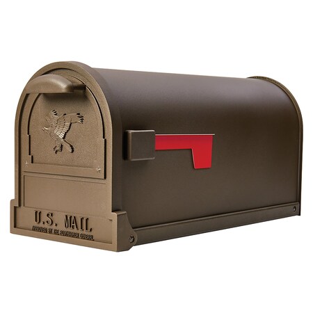 Architectural Mailboxes Arlington Post-Mount Mailbox, Bronze AR15T0AM