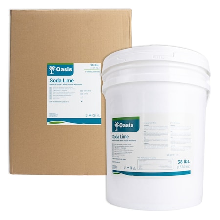 Oasis Soda Lime 38 Lb Tub, Color Changing CO2 Absorber 121202