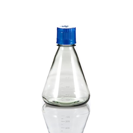 Tri Forest Enterprises RPI Erlenmeyer Flask Flat Bottom, Optically Clear, Sterile, 500 ml, PC, 12PK 400870-500