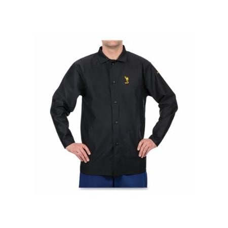 Weldas COOL FR, Navy Blue Jacket, Large, 9 oz Cotton, 30 in L 283-33-8830-L