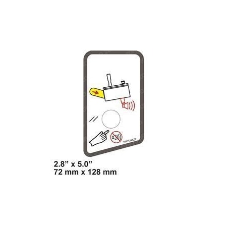 Skyjack REPLACEMENT LABEL, VL, SECONDARY GUARDING 166113