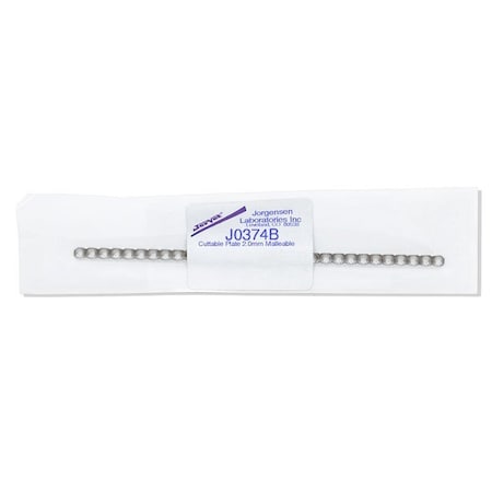 Jorgensen Laboratories Cuttable Bone Plate, 30 Holes, 2.0mm J0374B