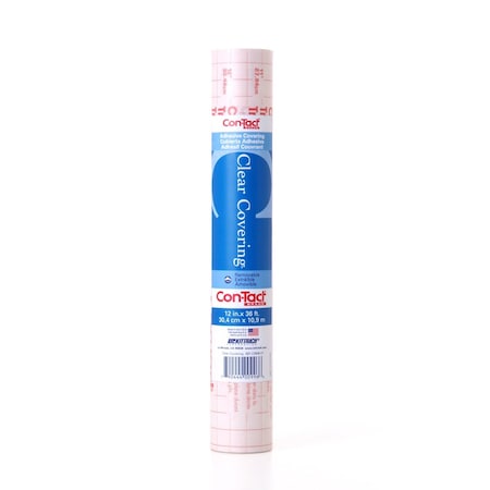 Con-Tact Brand Clear Cover Matte Adhesive Roll 12" x 36' 36F-C0996-06