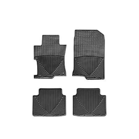 Weathertech Black, Front and Rear All Weather Floor Mats WTHB094150