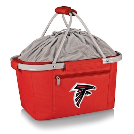 Picnic Time Family Of Brands NFL Atlanta Falcons - Metro Basket Collapsible Cooler Tote 645-00-100-024-2