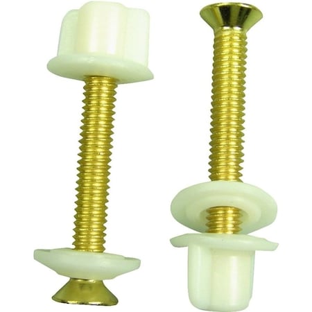 Danco Seat Hinge Bolt, Steel, Brass 88653
