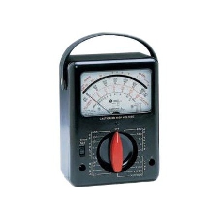 Triplett Analog Multimeter, 600 V, 100 kiloohm 3030