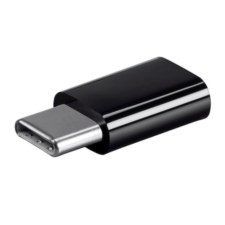 Monoprice USB-C Male to Micro B Female Adapter_ Black 18628