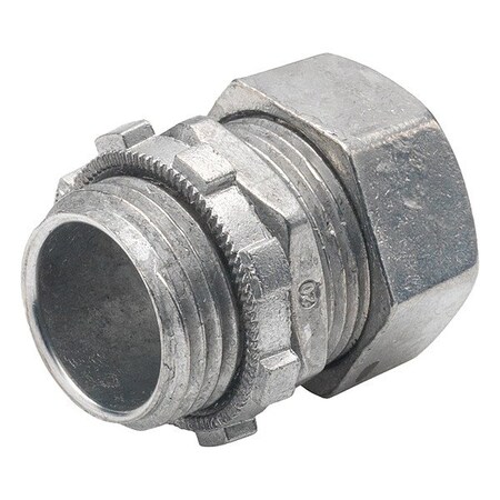 Bridgeport Compression Connector 1/2 in, Connector, Zinc, Unfinished 250-DC2