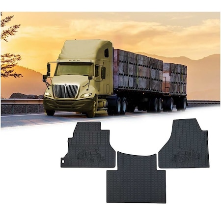 Mytee Products (2 Pack) Semi Truck Floor Mats Fits International Prostar (2011-2017) Models..., 2PK MAT-INTAT3P-2D1723x2
