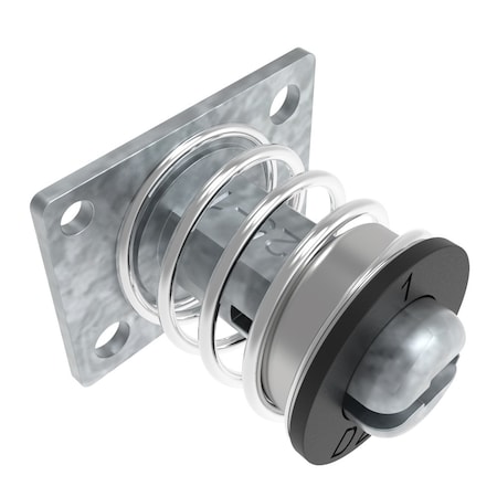 Southco Push To Close , Push-to-Open Latch Keeper, Zinc Alloy, Natural A4-20-501-10