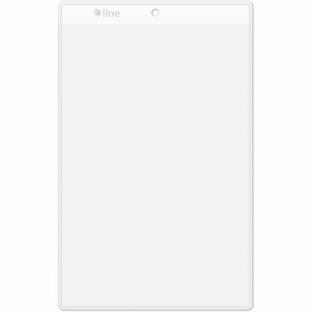 C-Line Products Vinyl Shop Ticket Holder, Both Sides Clear, 5 x 8, 50/BX 80058