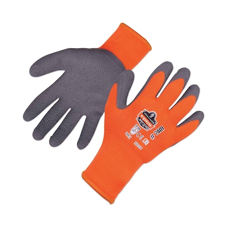 Ergodyne ProFlex 7401-CASE Coated Lightweight Winter Gloves, EN388: 2131X, 9" Long, Medium, Orange, Pair 17623