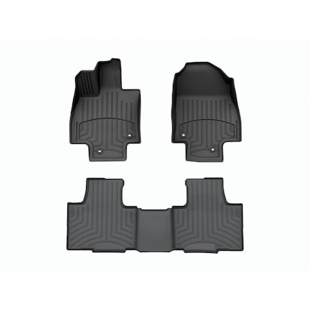 Weathertech Black, Front and Rear FloorLiner HP 441827-1-4IM