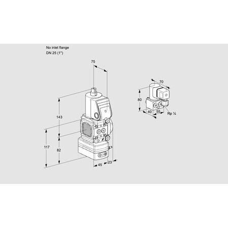 Honeywell Kromschroder VAD1-/25R/NW-25A KS88016664