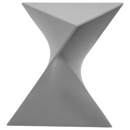 Leisuremod Triangular 15.75 in W, 17 in L, ABS Plastic, Grey RS17GR