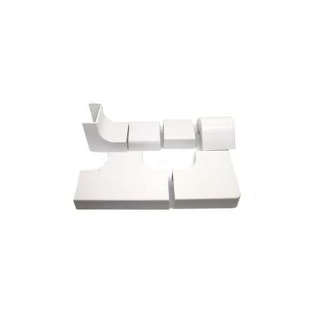 George Risk Industries E-Z Duct Combo Pack, inside Corner, Outside Corner, Splice/Coupling, Right Angle, Tee & End Cap, 2PK E-Z75 COM