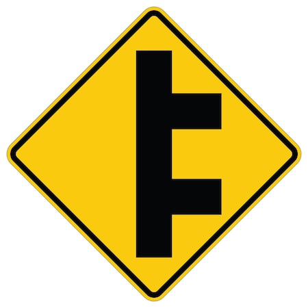 Sign Solutions Usa Traffic Sign, 36 in Width, Aluminum Sign, Diamond DUS12HYE3636W2-8