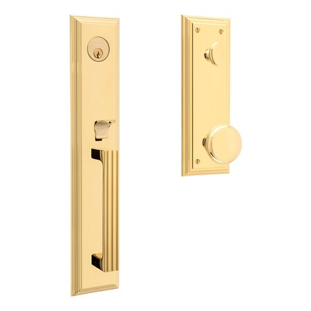Baldwin Tremont Full Escutcheon Emergency Egress Single Cylinder Tubular Handleset with 5069 85342003ENTR