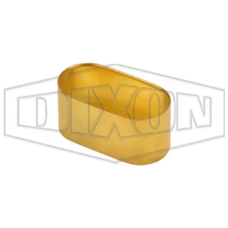 Dixon Oxy-Acetylene Ferrule, 0.474 x 0.943 in Nominal, 15/32 in L, Brass, Domestic BFO474