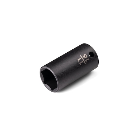 Tekton 3/8 Inch Drive x 11/16 Inch Semi-Deep 6-Point Impact Socket SID14017