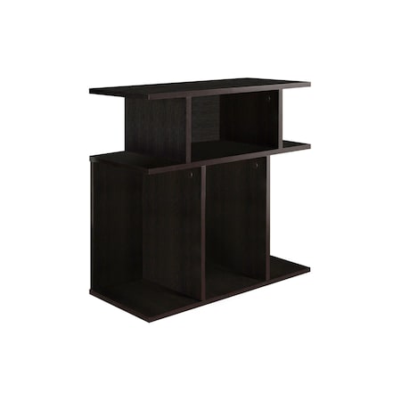 Homeroots 24" Brown Wood End Table With 6 332835