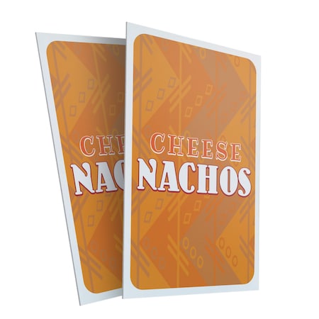 Signmission Cheese Nachos, Plastic Signs Only 24 Inch x 36 Inch, Corrugated Plastic, 2PK CSB-2436-2PACK-30361
