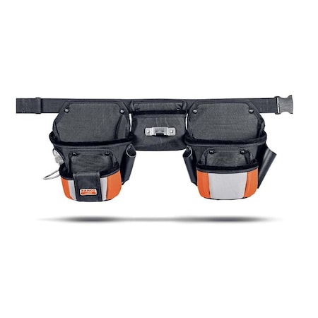 Bahco Tool Belt, Three Pouch Belt Set, Nylon, Polyester (Pouches), 5 Pockets BAH47503PB1