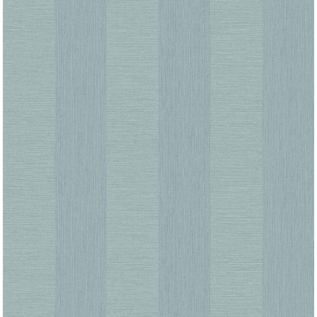 A-Street Prints Intrepid Aqua Faux Grasscloth Stripe Wallpaper 2908-25309